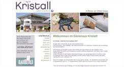 Desktop Screenshot of ferienhaus-kristall.at